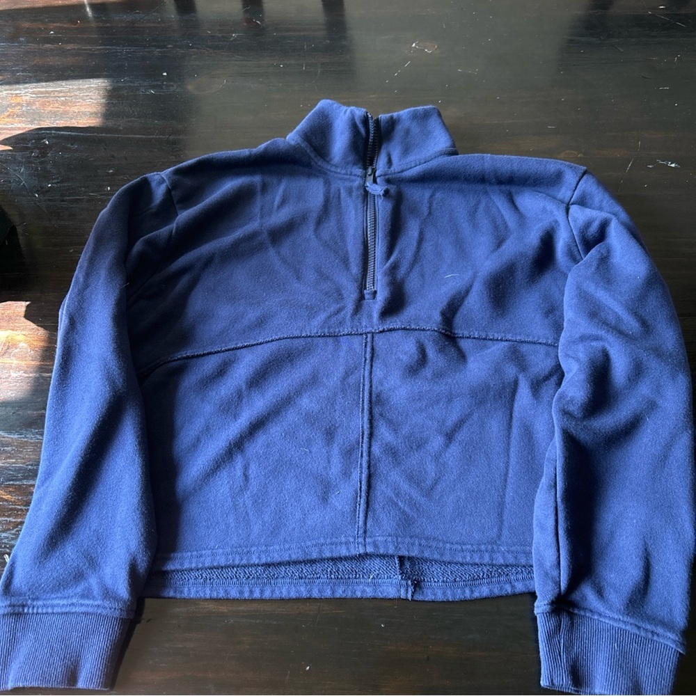 Krimson Klover Blue Half Zip Sweater
